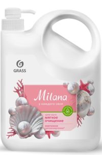 Мыло-крем жидкое Grass Milana эконом жемчужное