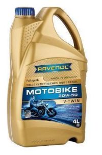 Масло моторное Ravenol 20W-50 Motobike V-Twin Fullsynth синтетическое / 20W50