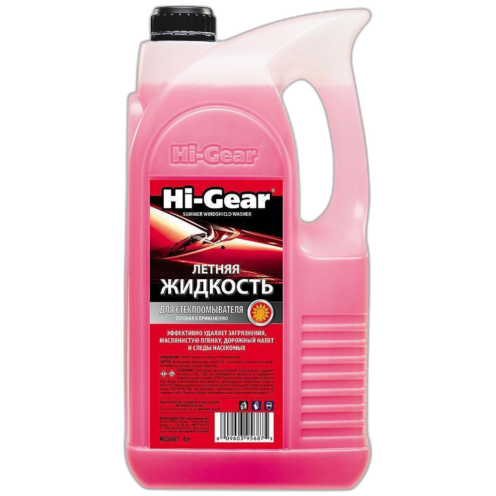 Жидкость стеклоомывающая лето готовая Hi-Gear