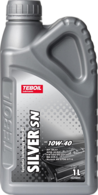 Масло моторное TEBOIL 10W-40 Silver SN SN/CF;A3/B4; RN 0700/0710;VW 502.00/505.00;MB 229.3;PSA B71 2294;PSA B71 2302 п/синтетическое / 10W40