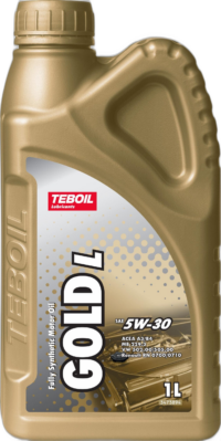 Масло моторное TEBOIL Gold L 5W-30 SN/CF/SP;A3/B4;Renault RN 0700/0710;VW 502.00/505.00;MB 229.3 синтетическое / 5W30