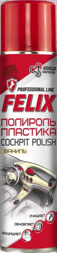 Полироль пластика Felix Ваниль .аэрозоль