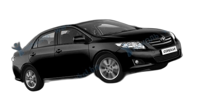 Краска кисточка Toyota черный 209 Night time black KUDO